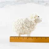 FELT SHEEP-WHITE