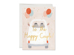 AWAY THEY GO WEDDING CARD