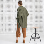 LIVORNO 2 SHIRT JACKET-HEAVY KHAKI