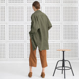 LIVORNO 2 SHIRT JACKET-HEAVY KHAKI