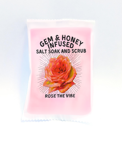 ROSE THE VIBE SALT SOAK/SCRUB