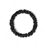 SKINNY SILK SCRUNCHIE-BLACK