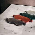 ORGANIC SILK SLEEP MASK-RUST