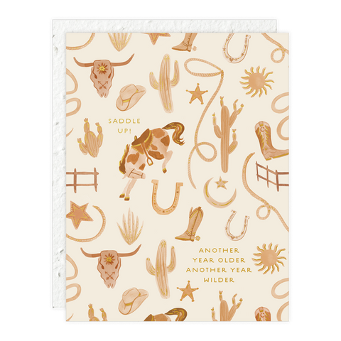 SADDLE UP! CARD