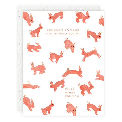 NEW SNUGGLE BUNNY CARD