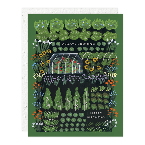 GARDEN GREENHOUSE CARD