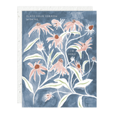 PINK FLOWERS SYMPATHY CARD