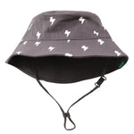 REVERSIBLE ORGANIC COTTON BUCKET HAT-LIGHTENING