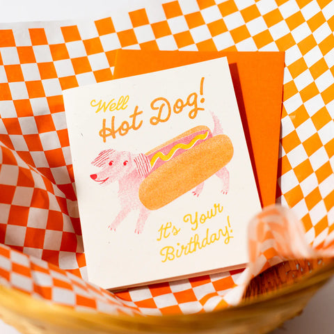HOT DOG CARD