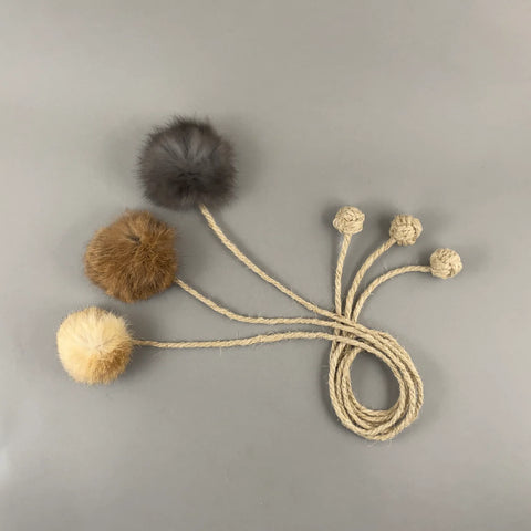 CAT TOY-FUR BALL&MONKEYFIST