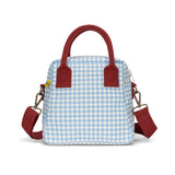 FLUF LUNCH CLUTCH-GINGHAM SKY