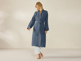 COYUCHI ORGANIC WAFFLE ROBE-NEPTUNE