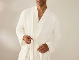COYUCHI ORGANIC WAFFLE ROBE-UNDYED