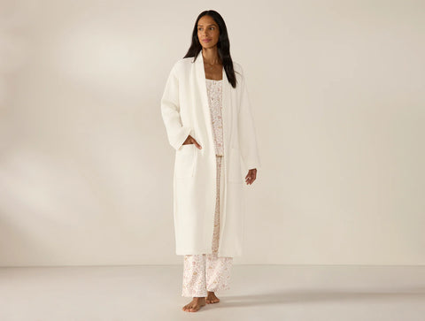 COYUCHI ORGANIC WAFFLE ROBE-UNDYED
