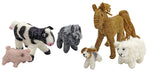 FELT FARM ANIMAL SET-6 PCS
