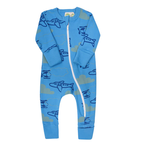 PARADE ROMPER LONG SLEEVE-AIRPLANES