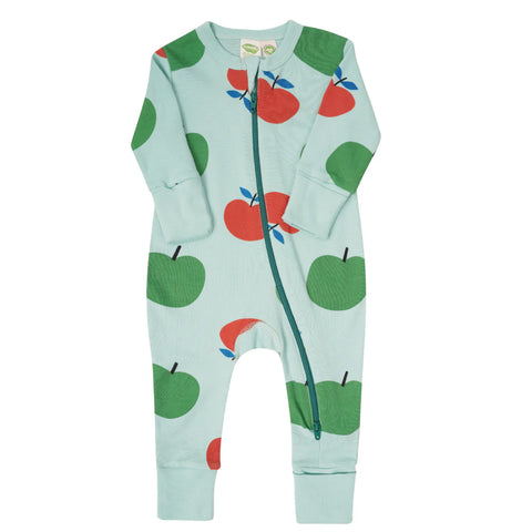 PARADE ROMPER LONG SLEEVE-GREEN APPLES