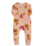 PARADE ROMPER LONG SLEEVE-SUNFLOWERS