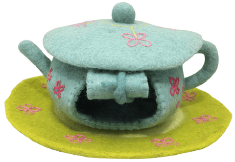 FELT FAIRY TEAPOT HOUSE