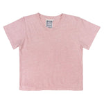 CROPPED LOREL TEE HEATHERED ROSE WATER