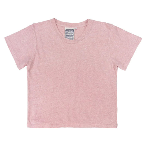 CROPPED LOREL TEE HEATHERED ROSE WATER