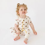 PARADE ROMPER SHORT SLEEVE-RAINBOWS