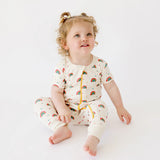 PARADE ROMPER SHORT SLEEVE-RAINBOWS