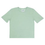 SILVERLAKE CROPPED TEE /SAGE GREEN
