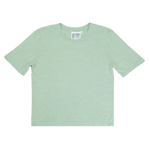 SILVERLAKE CROPPED TEE /SAGE GREEN