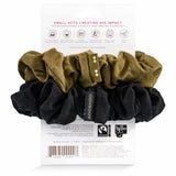 SCRUNCHIES-BLACK OLIVE