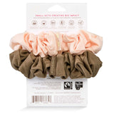 SCRUNCHIES-BLUSH WALNUT