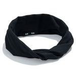 ORGANIC TWIST HEADBAND- BLACK