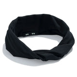 ORGANIC TWIST HEADBAND- BLACK