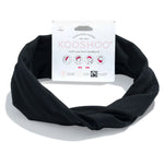 ORGANIC TWIST HEADBAND- BLACK