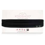 ORGANIC TWIST HEADBAND-RAVEN BLACK