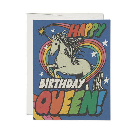 UNICORN QUEEN CARD