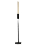 LUNA FORGED CANDLESTICK-BLACK