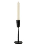 LUNA FORGED CANDLESTICK-BLACK