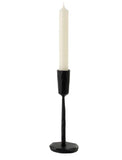 LUNA FORGED CANDLESTICK-BLACK