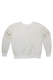 LAGUNA CROPPED SWEATSHIRT-WASHED WHITE