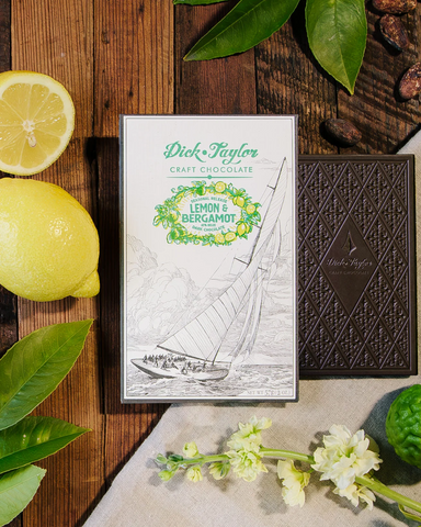 LEMON & BERGAMOT 65% DARK CHOCOLATE
