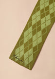 MERINO WOOL SKINNY SCARF GREEN