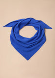 MERINO WOOL TRIANGLE SCARF COLBALT