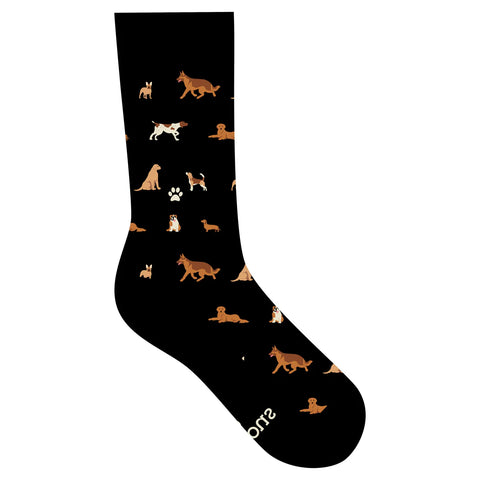 SOCKS THAT SAVE DOGS-BLACK