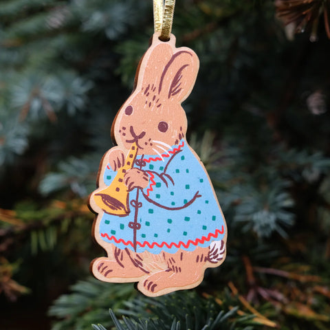 PHOEBE WAHL RABBIT ORNAMENT