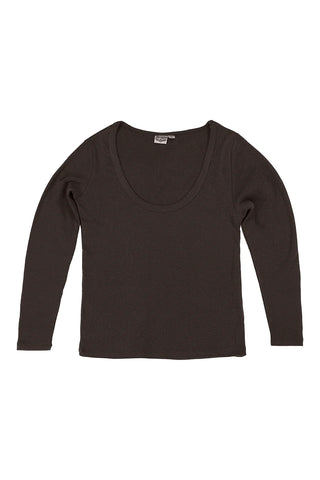 PASEO LONGSLEEVE TEE-COFFEE BEAN