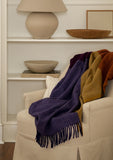 RECYCLED WOOL BLANKET RUST BLOCK