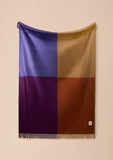 RECYCLED WOOL BLANKET RUST BLOCK
