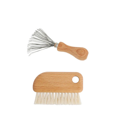 REDECKER COMB AND HAIRBRUSH CLEANING SET