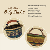 FAIR TRADE BABY BASKET